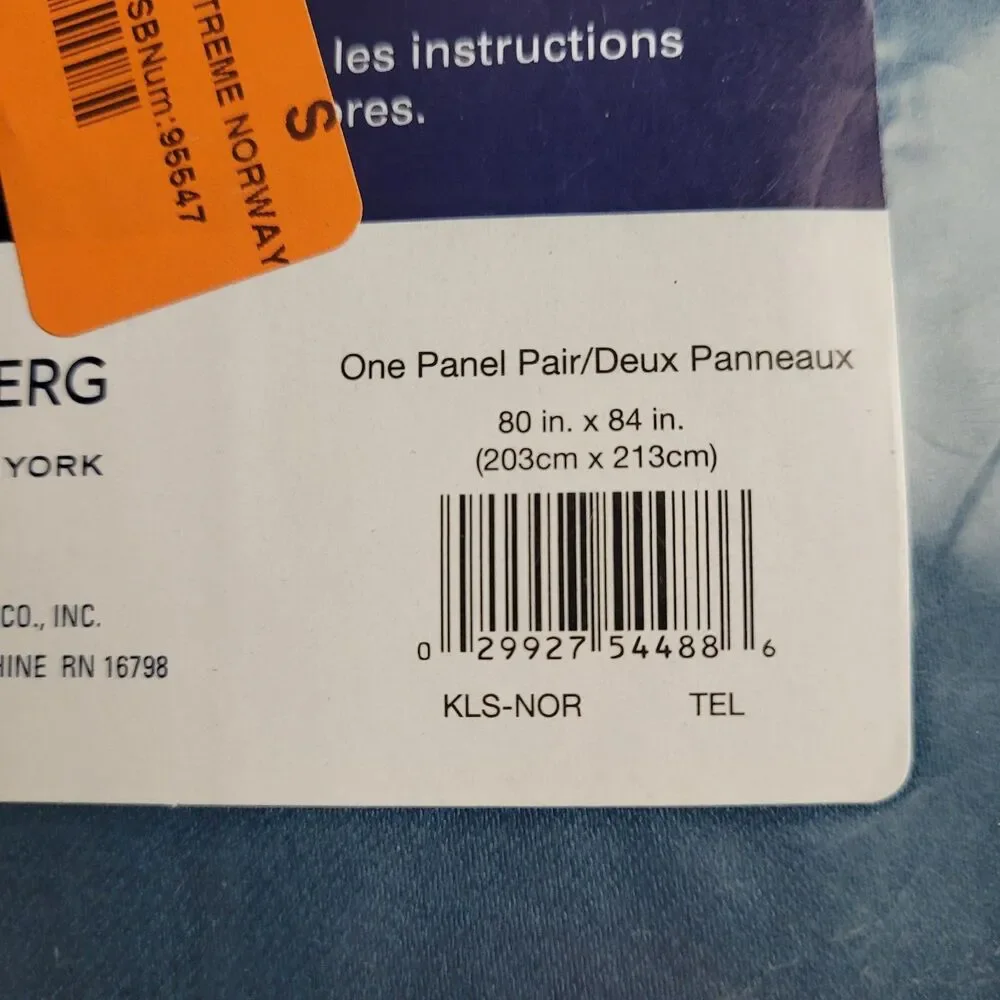 NEW Sun Zero Extreme 2-Pack One Panel Pair Blackout Curtains 80x84 'Teal' #BT2